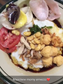 Foto resep Bubur ayam kuah kecap