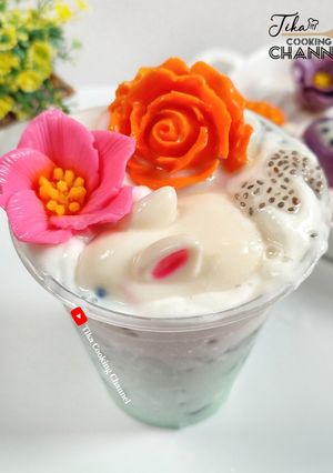 Foto resep Es Bubble Gum With Cream Cheese