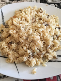 Una foto de Risotto con setas
