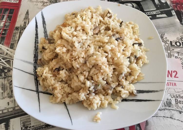 Risotto con setas