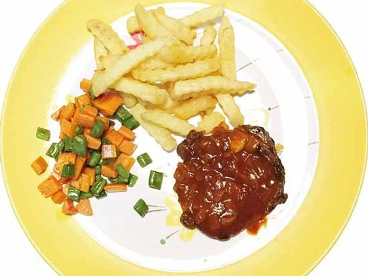 Langkah Gampang Membuat Resep Sirloin Steak BBQ yang Lezat Anti Ribet, Uenak Banget