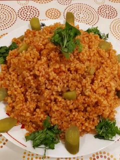 صورة لوصفة برغل ببندورة🍅