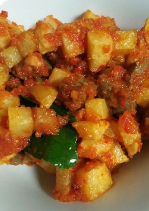 Foto resep Sambel goreng kentang ati