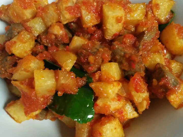 Langkah Gampang Menyiapkan Resep Sambel goreng kentang ati yang Lezat Sekali Anti Ribet, Mantap