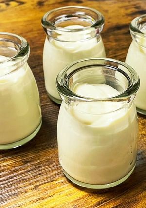 A picture of Custard Vanilla Yogurt.