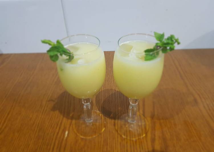 Recipe: Appetizing Keri ka sherbat#Mango tango contest