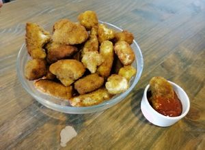 Una foto de Nuggets de coliflor