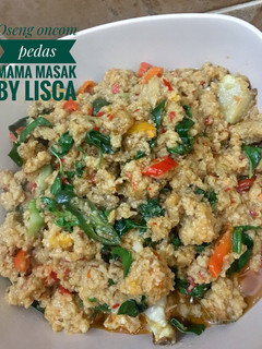 Foto resep Oseng oncom pedas