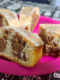 Budín de limón marmolado
