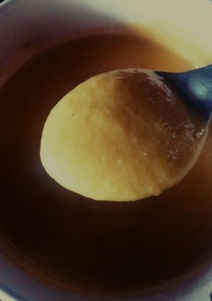 Una foto de Sopa crema de zapallo y batata