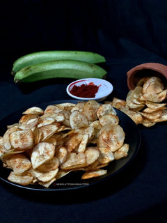 A picture of Raw Banana Chips.
