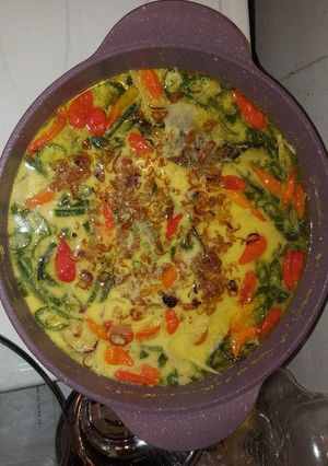 Foto resep Lodeh rebung udang
