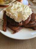 Tortitas sin gluten con panela y coco rallado