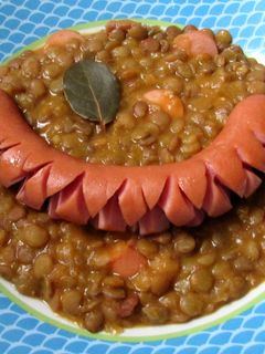 Korhely lencse recept fotója
