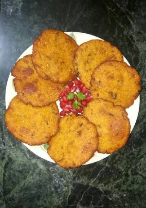 A picture of Makka ki kachori.