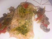 Una foto de salmón thermomix