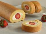 strawberry roll cake