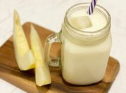 A picture of melon milk drink