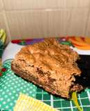 Brownie de chocolate en polvo