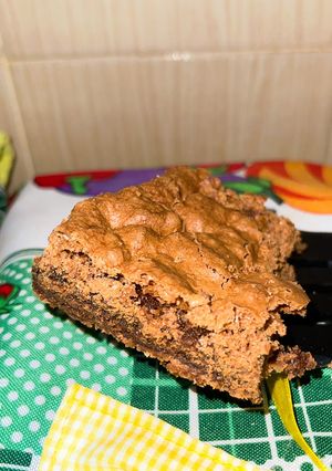 Una foto de Brownie de chocolate en polvo