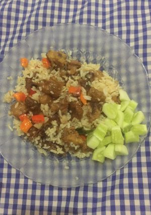Foto resep Nasi goreng kambing pedas