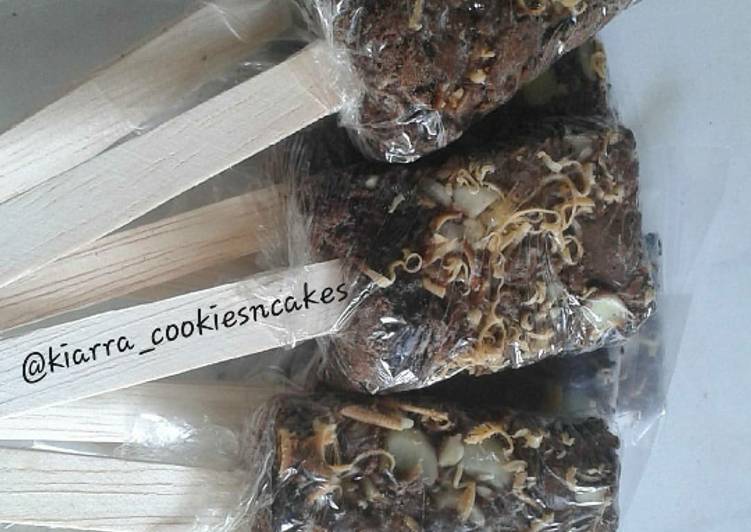 Resep (21) Brownies Stick Beku, Menggugah Selera