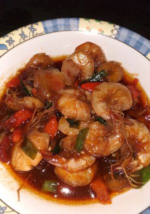 Foto resep Udang saos pedas manis