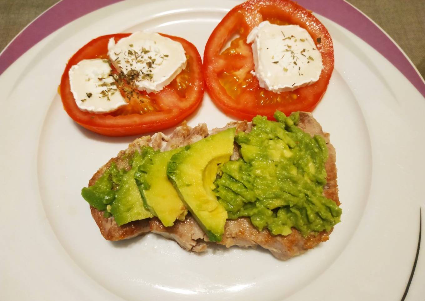 Filete de atún con aguacate 🥑 🤤