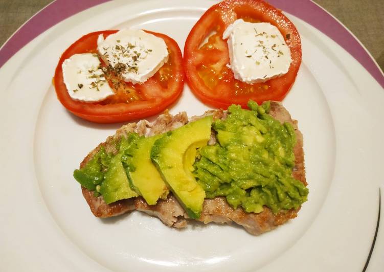 Filete de atún con aguacate 🥑 🤤