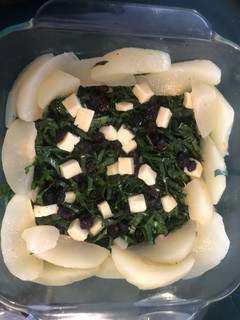 Una foto de Ensalada de pera