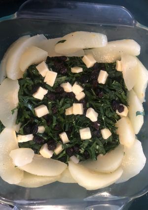 Una foto de Ensalada de pera