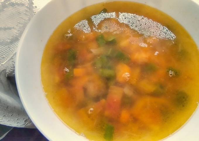 Recipe of Homemade Simple Veggie Soup