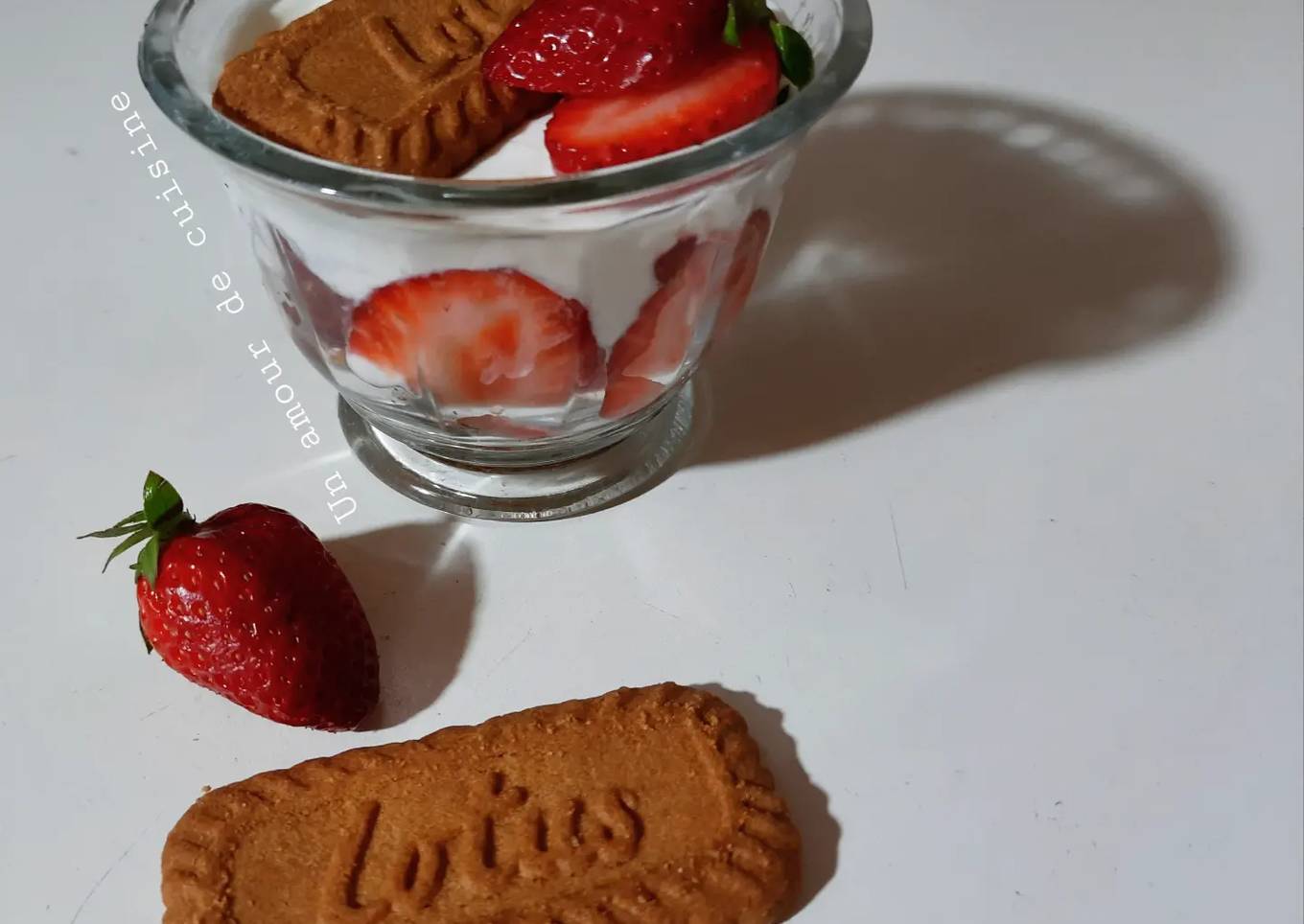 Tiramisu fraise spéculoos 🍓