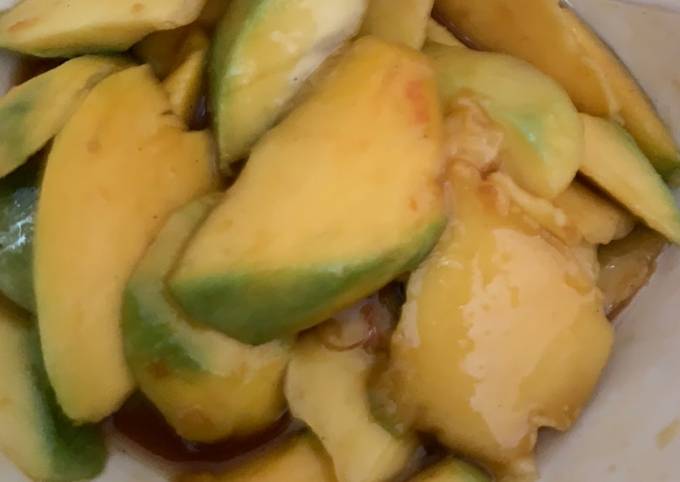 Resep Rujak Mangga kuah, Enak Banget