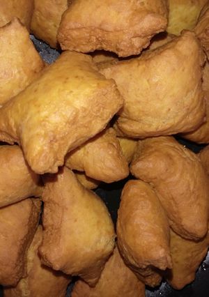 A picture of Mandazi #4weekschallenge.