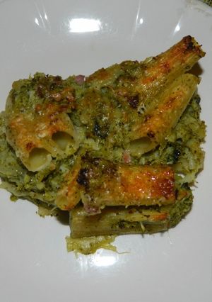 Foto di Pasticcio di rigatoni e broccoli al gratin
