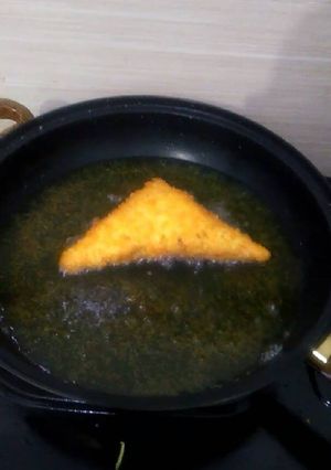 Foto resep Roti Goreng pisang coklat