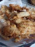 Milanesa de pescado solo por harina