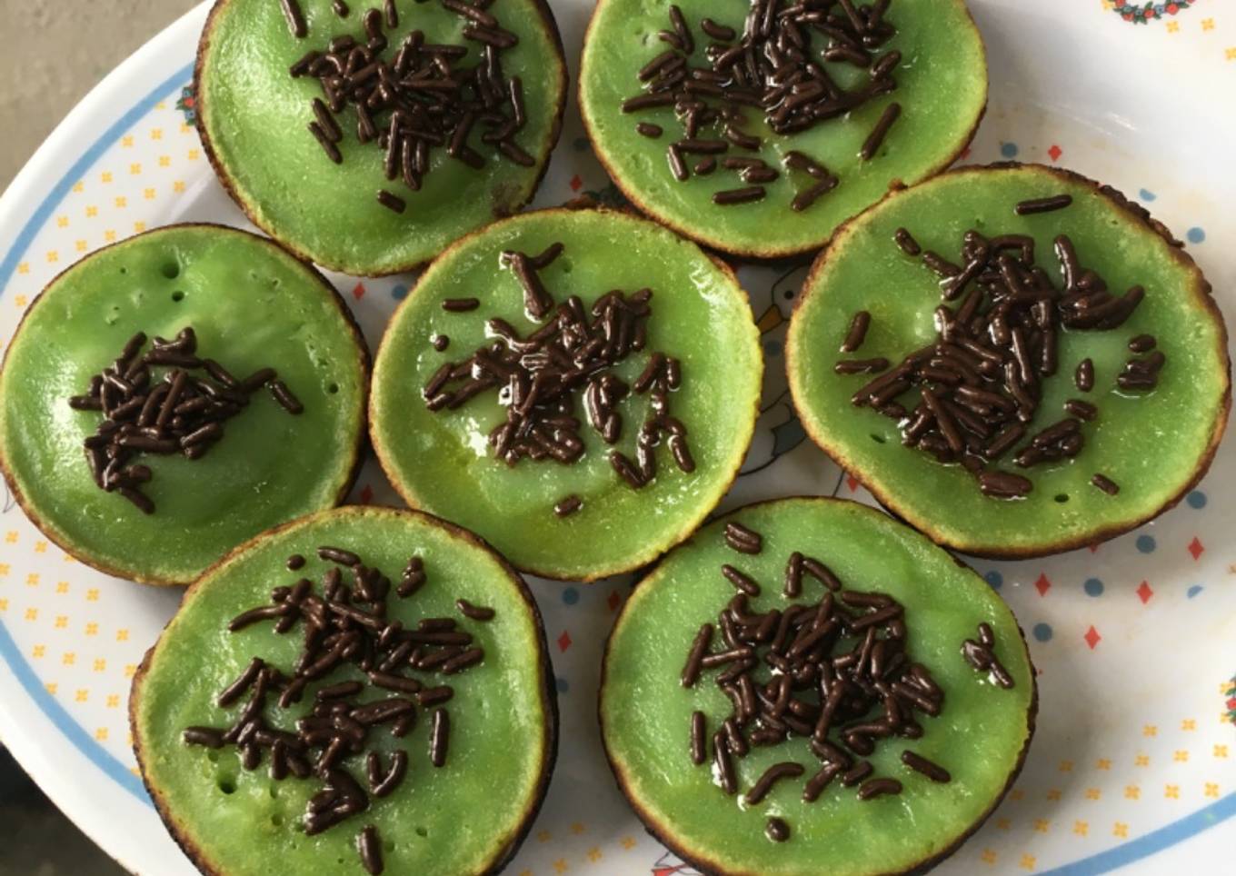 Kue Cubit matcha