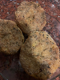 Una foto de MILANESAS DE CALABAZA (sin gluten)