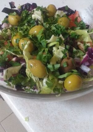 صورة لوصفة سلاطة الملفوف