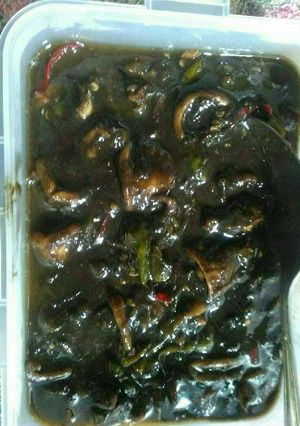 Foto resep Balakutak hitam,mangga, asam manis pedas simple