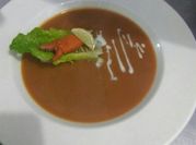 A picture of fish broth