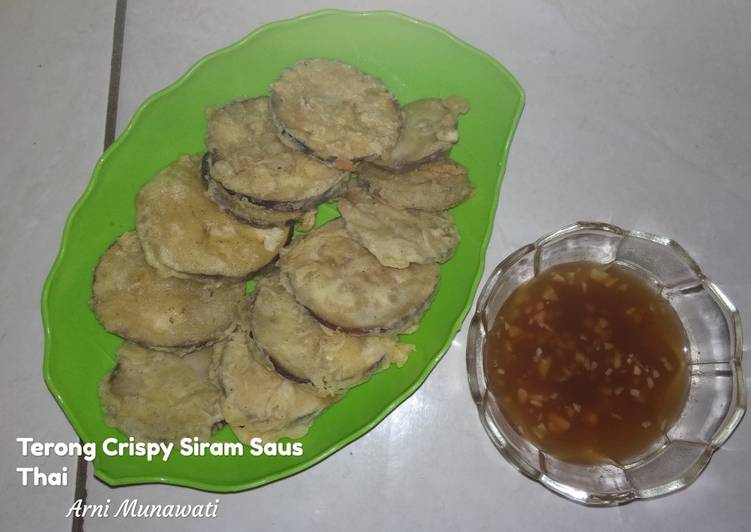 Terong Crispy Siram Saus Thai