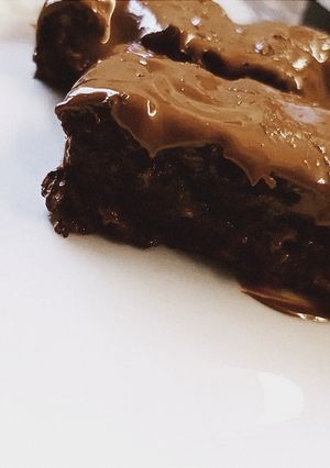 Φωτογραφία της συνταγής Healthy yogurt brownies χωρίς ζάχαρη 🖤