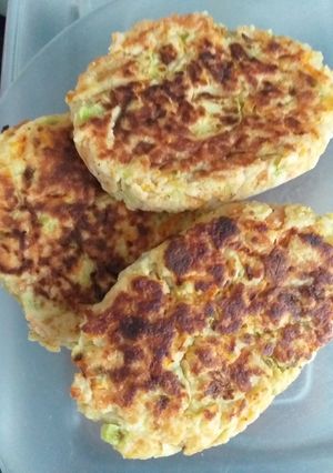 Una foto de Filetes rusos vegetales con queso