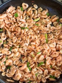 Hình của món Tép rang mặn.