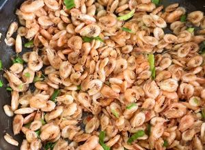 Hình của món Tép rang mặn.