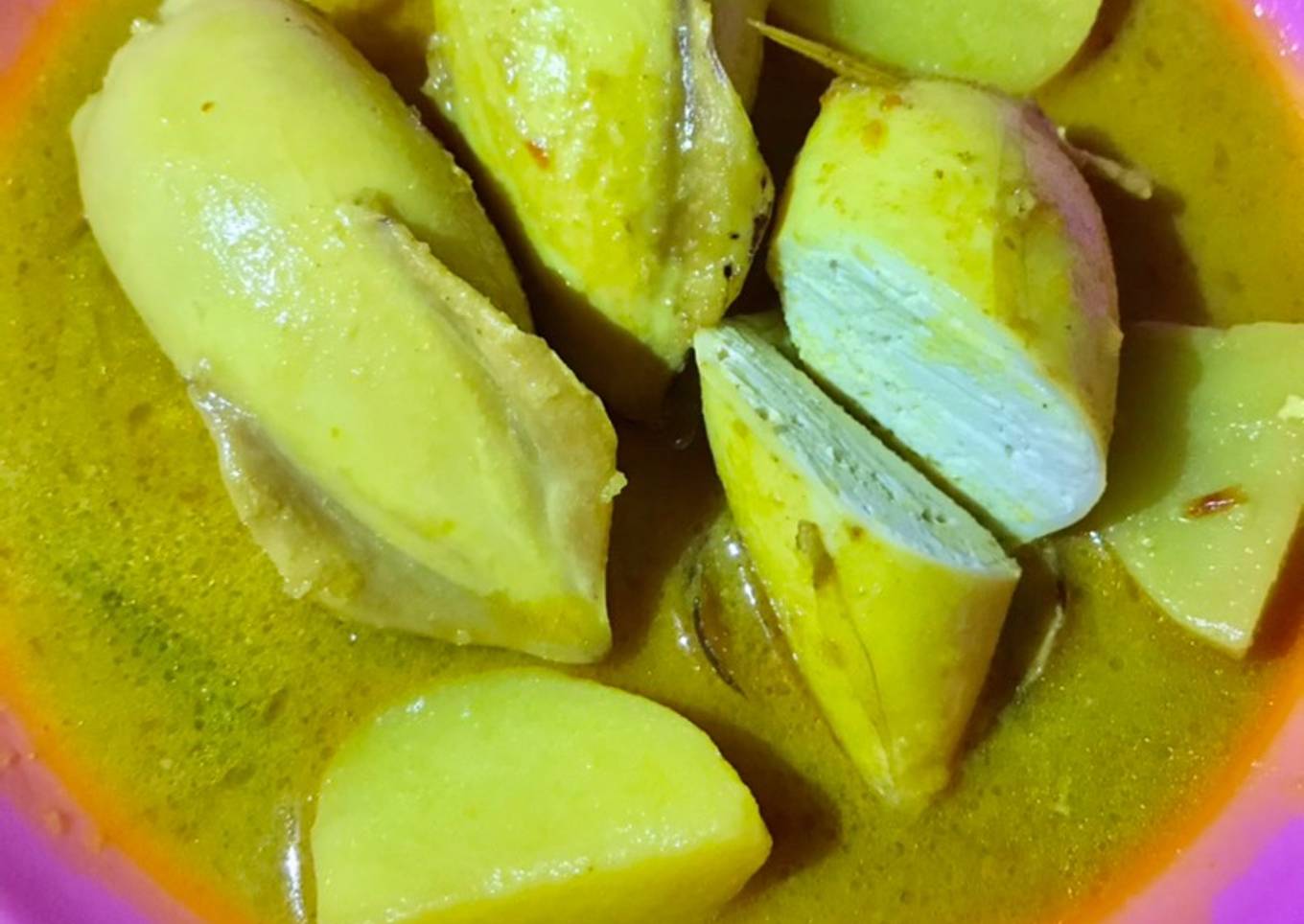 Gulai Kuning Cumi Isi Khas RM Padang