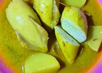 Resep Terbaru Gulai Kuning Cumi Isi Khas RM Padang Ala Warung